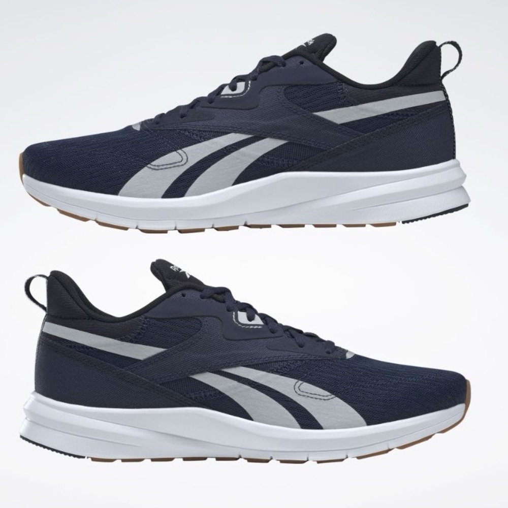 NEW Reebok Men’s Runner 4.0 Running Shoe, Vector Navy/Pure Grey/Gum - Picture 8 of 8